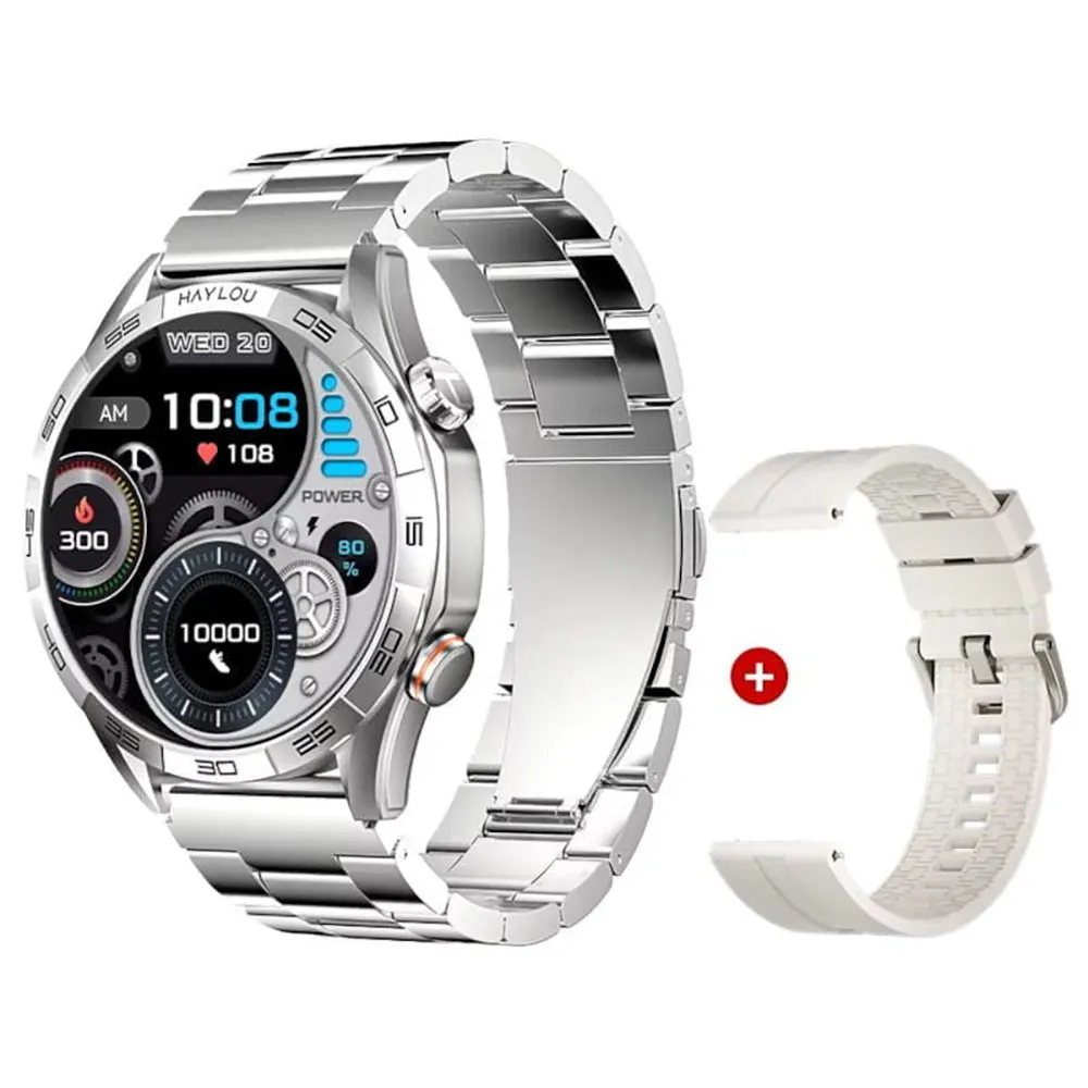 Haylou Solar 5 Smartklokke, Silver