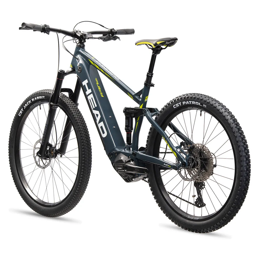 Head Bike Durango 27.5´´ Elektrisk Terrengsykkel, Grey / lime, 43, 725Wh, Elsykkel