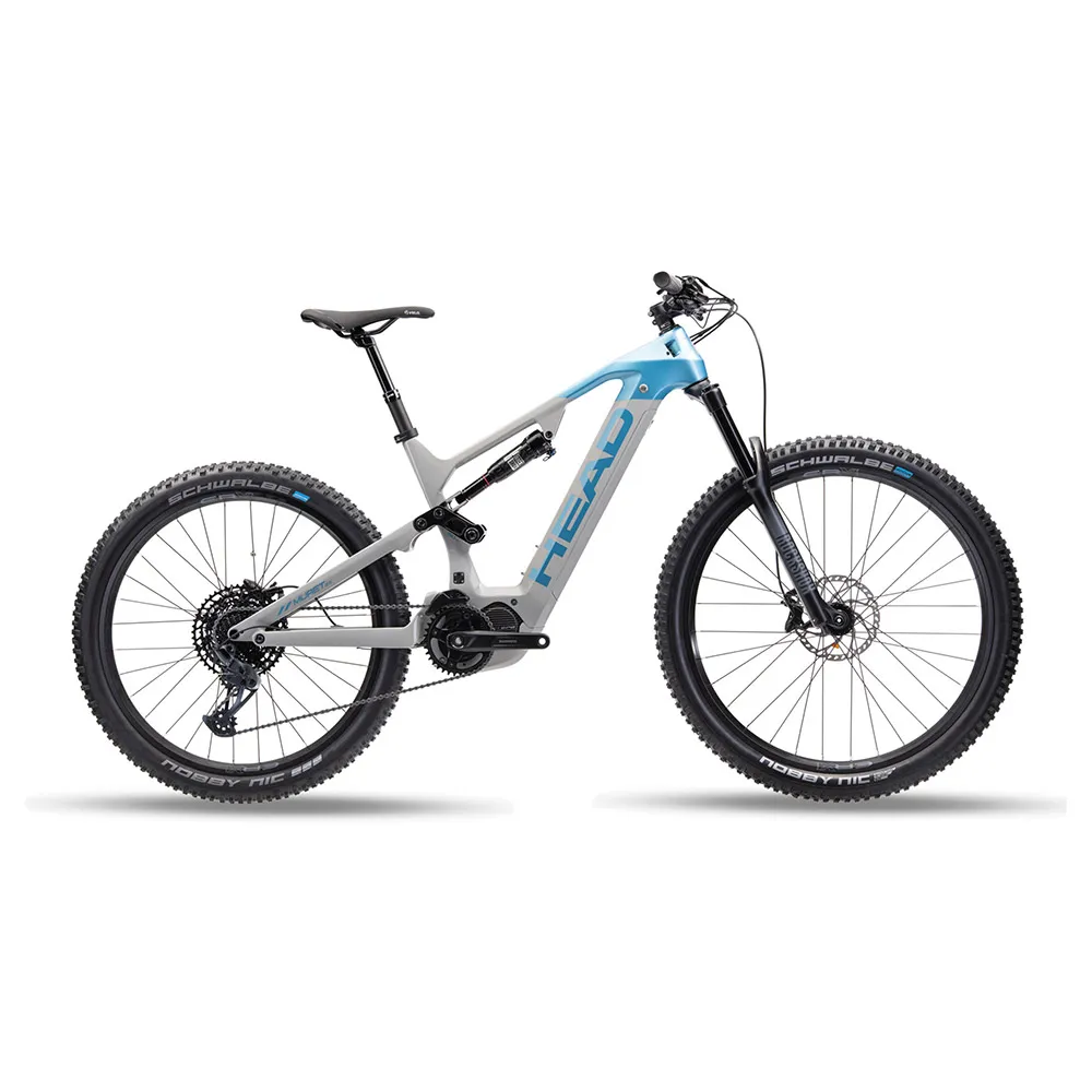 Head Bike Muret Trail 27.5´´ Elektrisk Terrengsykkel, Grey / blue, 48, 630Wh, Elsykkel
