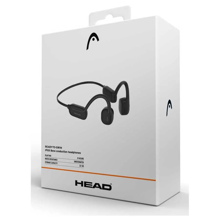 Head Bone Conduction Trådløse Sportshodetelefoner, Black, One Size