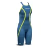 Head Liquid Fire Core åpen Rygg Konkurransebadedrakt female, Blue / yellow