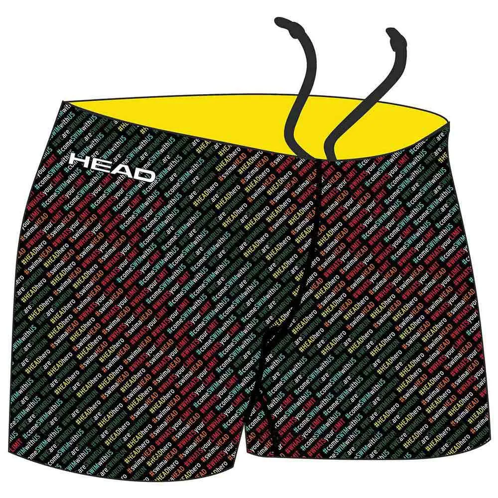 Head Team Printed Badeshorts Boxer male, Coloured, 11Y