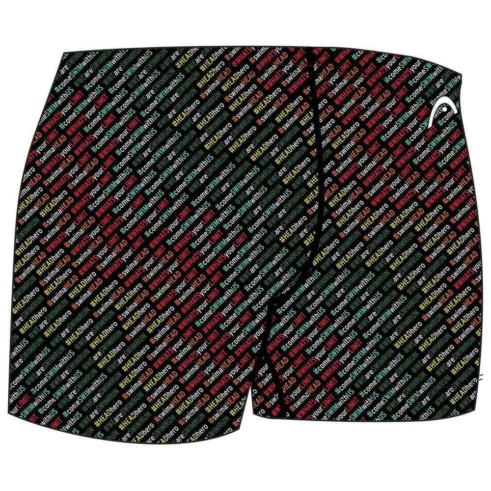 Head Team Printed Badeshorts Boxer male, Coloured, 11Y