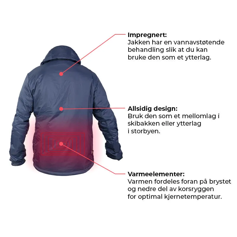 Heat Experience Herre Jakke Hybrid Heat Experience Herre Jakke Hybrid