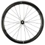 HED Vanquish Rc45 Pro Cl Disc Tubeless Forhjul For Landeveissykkel, Black, 12 x 100mm