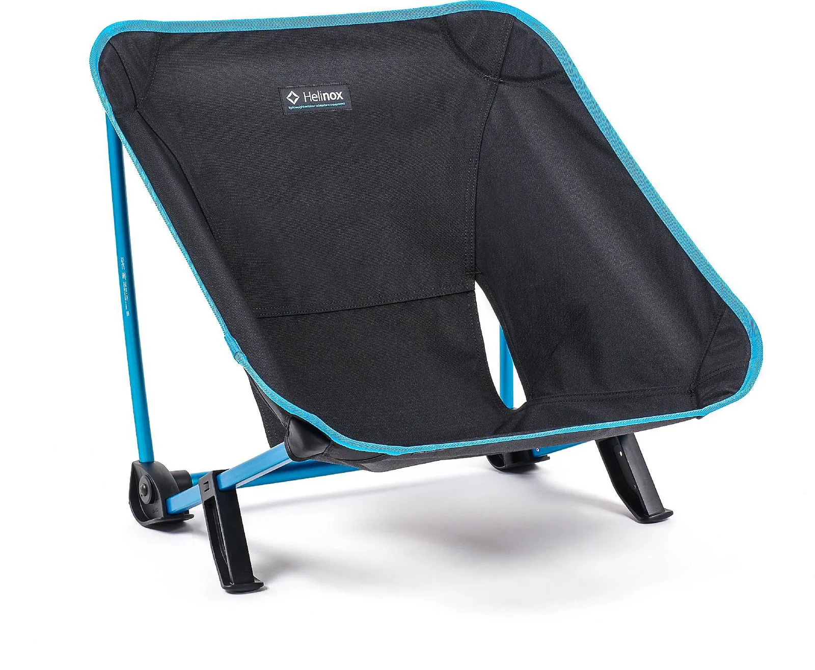 Helinox Europe Incline Festival Chair, Black/cyan blue