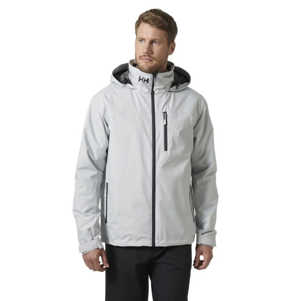 Helly Hansen Crew Hooded Midlayer 2 Jakke Refurbished, Grey fog