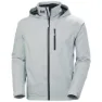 Helly Hansen Crew Hooded Midlayer 2 Jakke Refurbished, Grey fog