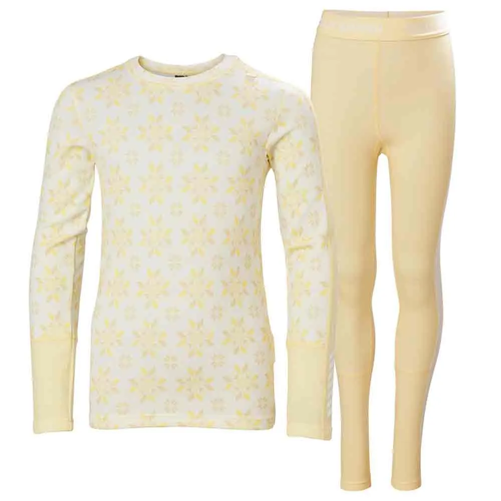 Helly Hansen Graphic Lifa Merino Youth Basislagsett Helly Hansen Graphic Lifa Merino Youth Basislagsett