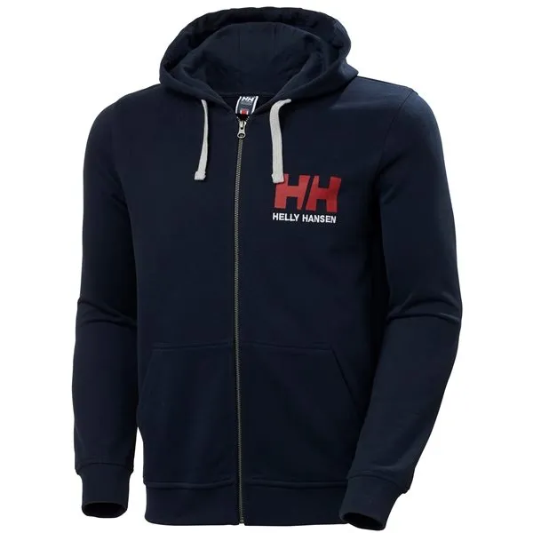 Helly Hansen HH Logo Full Zip Hoodie, Navy 2