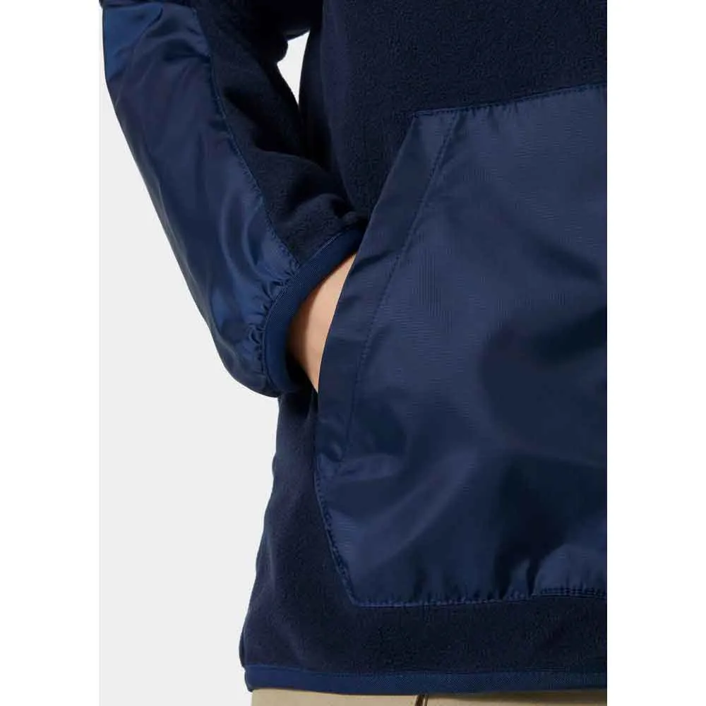 Helly Hansen Junior Marka Fleece Fleecejakke Med Full Glidelås, Navy, 8Y