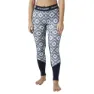 Helly Hansen Lifa Merino Midweight Graphic Baselagbukser, Navy star pixel
