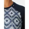 Helly Hansen Lifa Merino Midweight Graphic Crew Langarmet Baselag, Navy star pixel