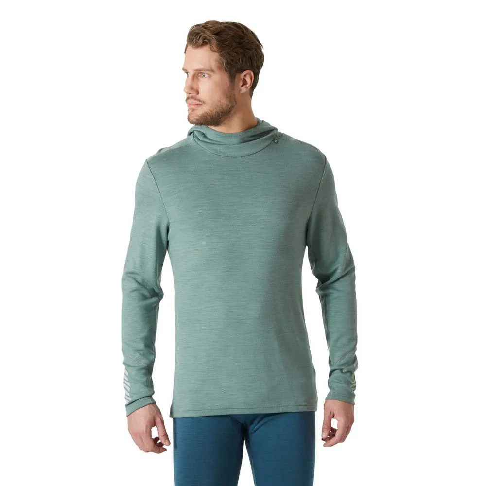 Helly Hansen Lifa Merino Midweight Langarmet T-skjorte male, Cactus