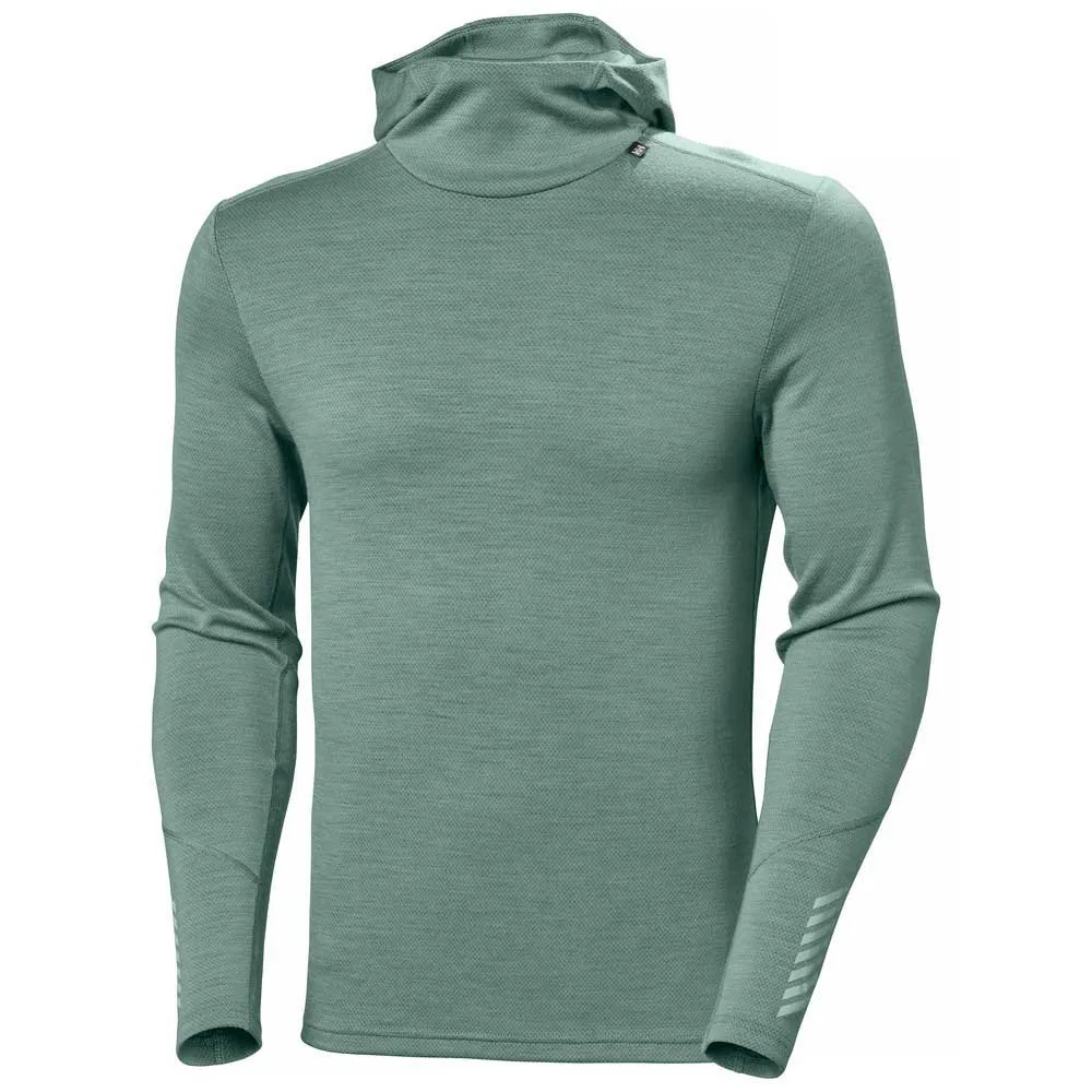 Helly Hansen Lifa Merino Midweight Langarmet T-skjorte male, Cactus