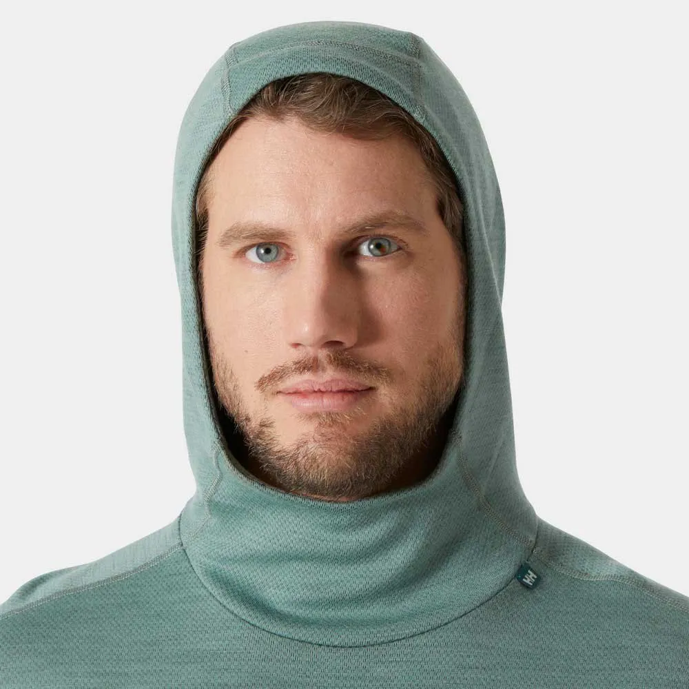 Helly Hansen Lifa Merino Midweight Langarmet T-skjorte male, Cactus