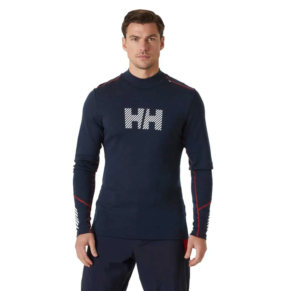 Helly Hansen Lifa Merino Midweight Logo Langarmet T-skjorte Helly Hansen Lifa Merino Midweight Logo Langarmet T-skjorte