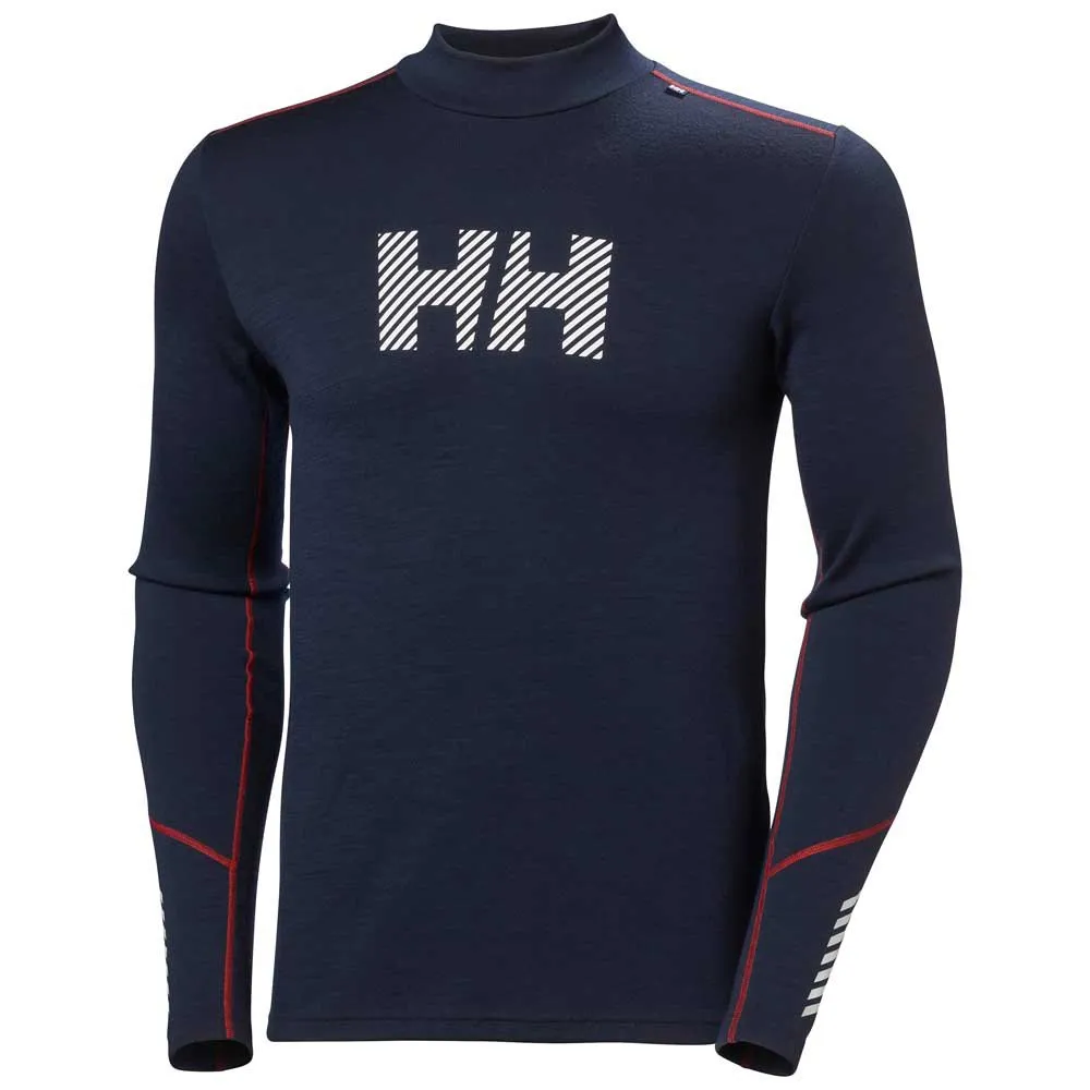 Helly Hansen Lifa Merino Midweight Logo Langarmet T-skjorte Helly Hansen Lifa Merino Midweight Logo Langarmet T-skjorte