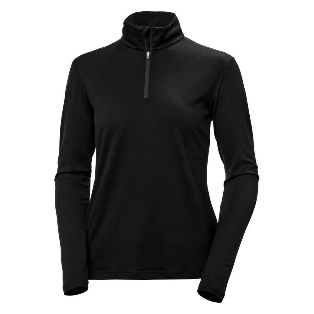 Helly Hansen Merino Langarmet Baselag, Black Helly Hansen Merino Langarmet Baselag, Black