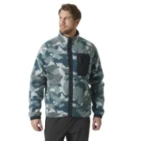 Helly Hansen Panorama Printed Pile Snap Fleecejakke Med Full Glidelås