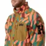 Helly Hansen Panorama Printed Pile Snap Fleecejakke Med Full Glidelås