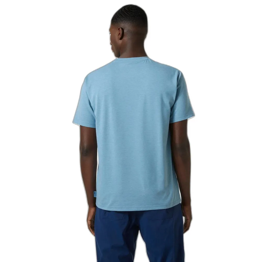 Helly Hansen Skog Recycled Graphic Kortarmet T-skjorte, Blue fog melange