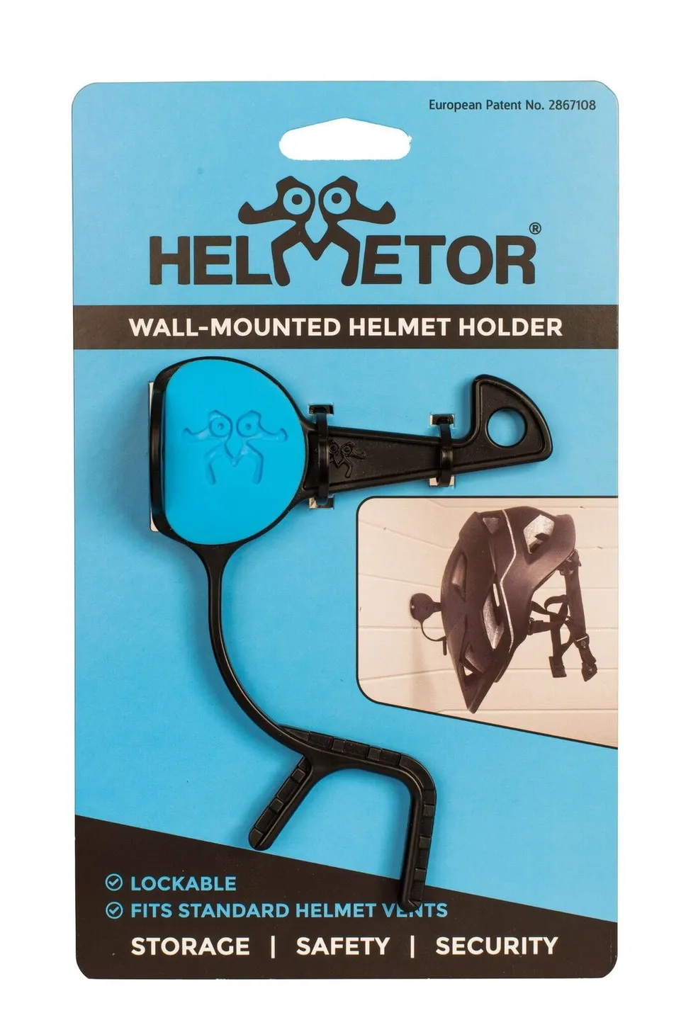 Helmetor Hjelm Veggfeste, Rosa Helmetor Hjelm Veggfeste, Rosa