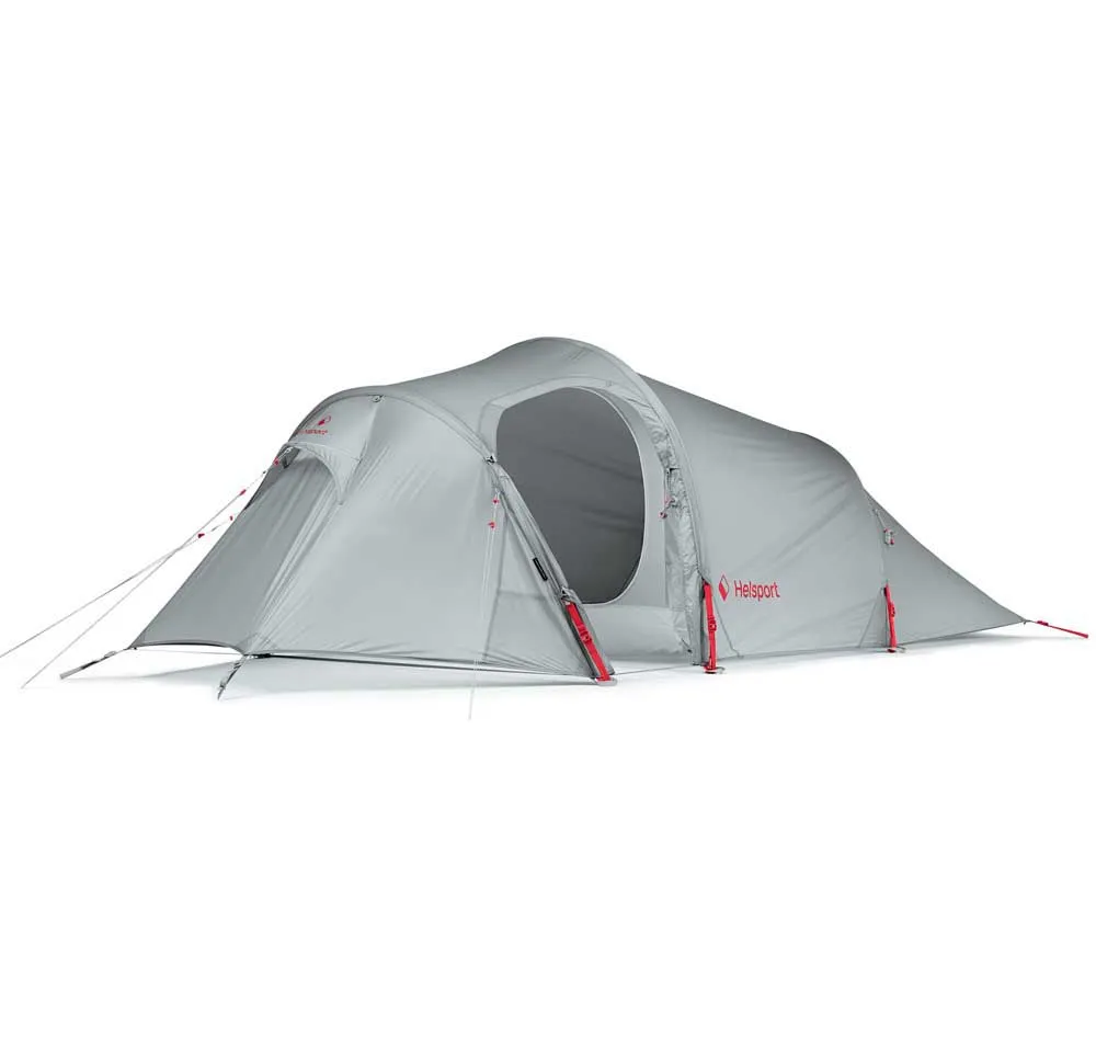 Helsport Explorer Lofoten Pro 2 Telt, Stone grey / ruby red, One Size
