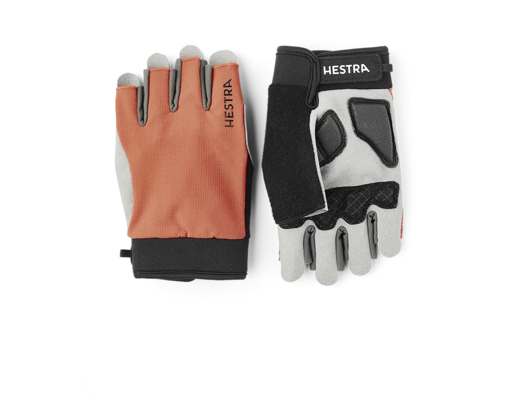 Hestra Bike Guard Short sykkelhansker orange unisex