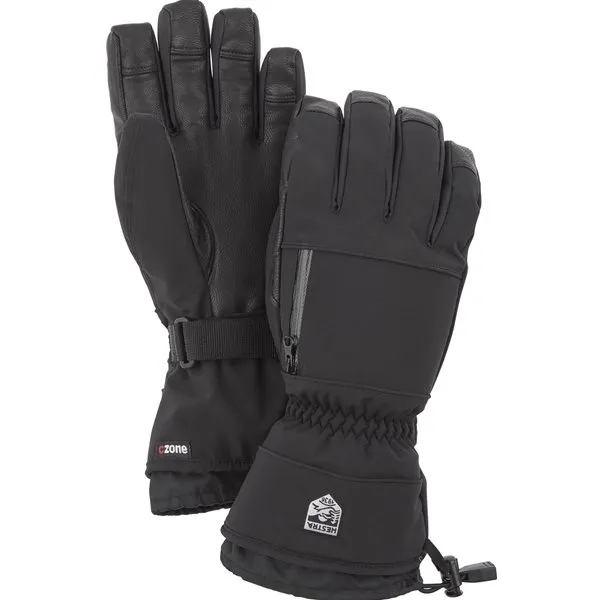 Hestra Czone Pointer - 5 Finger, Black 2