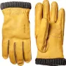 Hestra Deerskin Primaloft Rib, Natural yellow