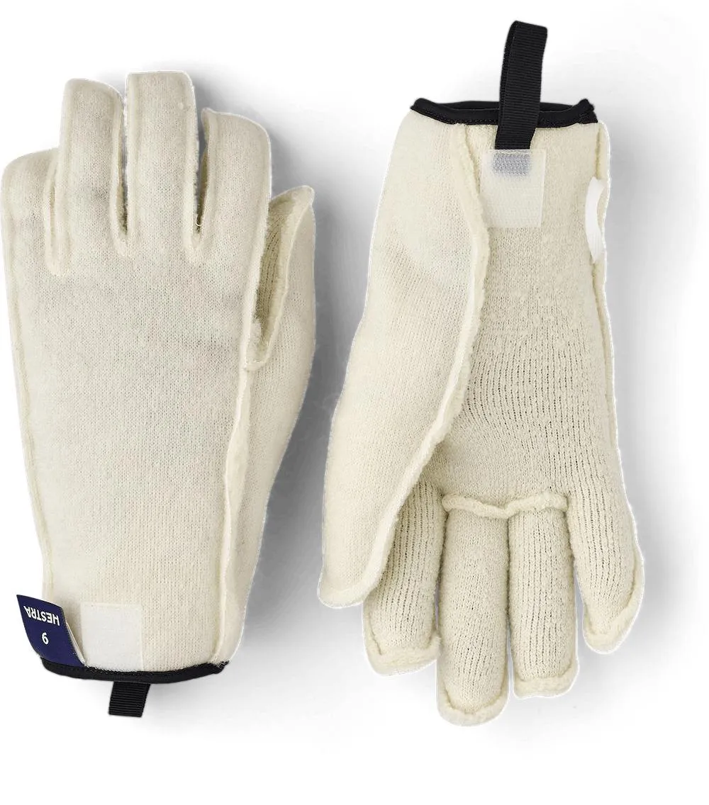 Hestra Wool Pile/Terry Liner Short Glove, Offwhite