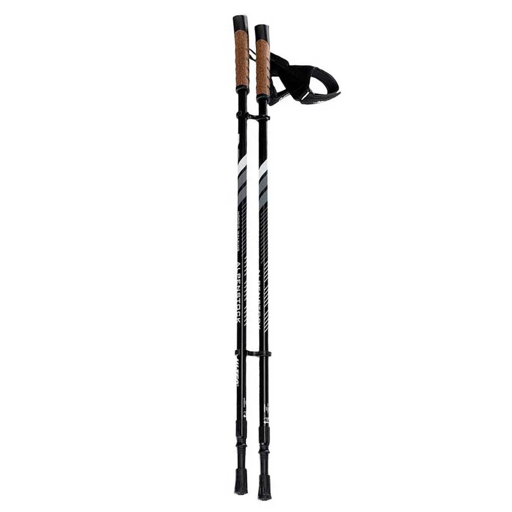 Hi-tec Alpenstock Ii Spaserstokker, Black / grey, 85-135cm Hi-tec Alpenstock Ii Spaserstokker, Black / grey, 85-135cm