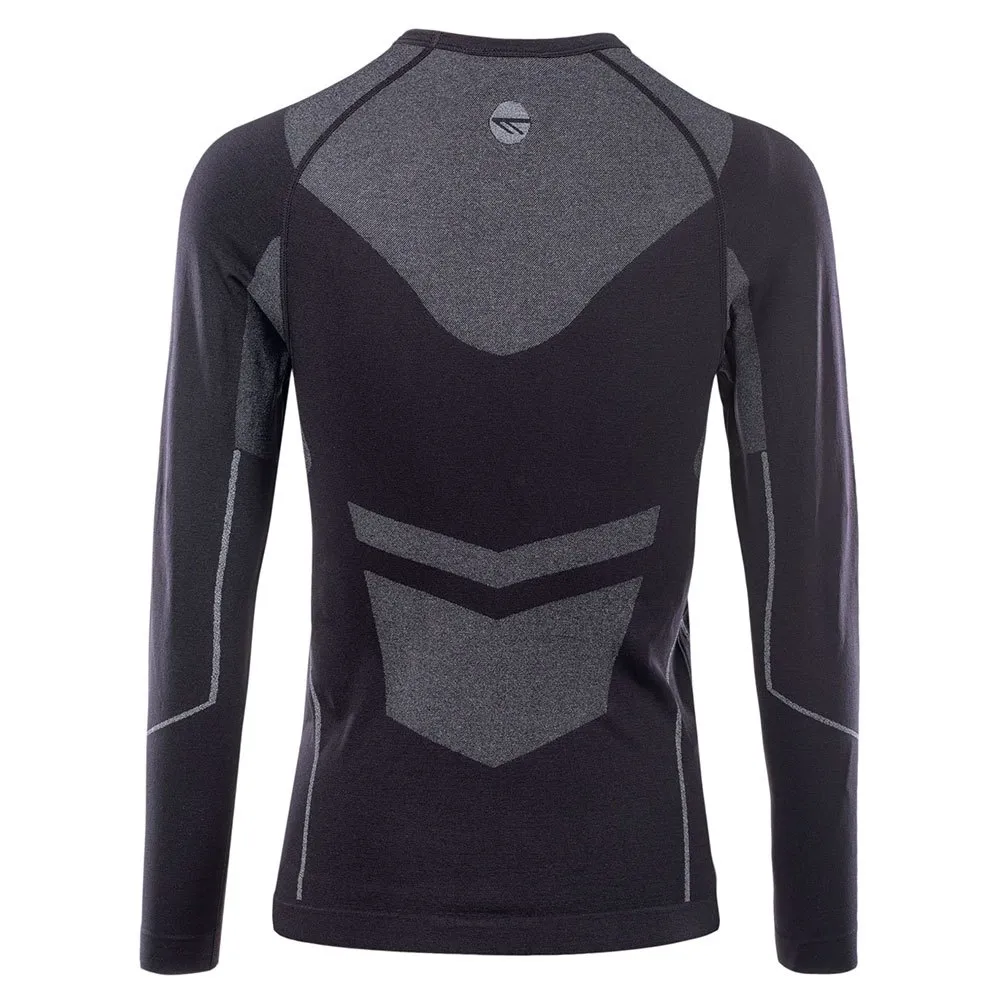 Hi-tec Buraz Top Langarmet Baselag, Black / grey
