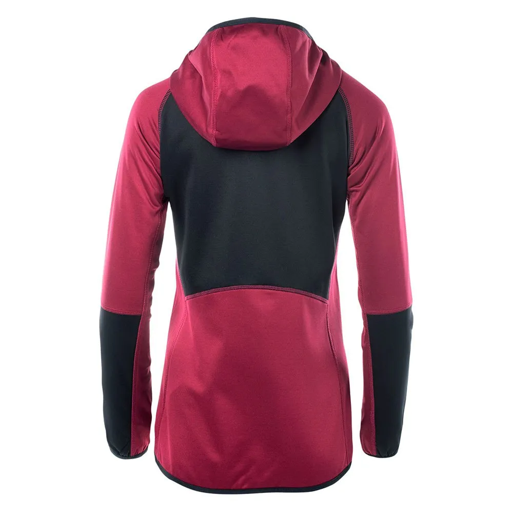 Hi-tec Camila Fleecejakke Med Full Glidelås, Beet red / anthracite