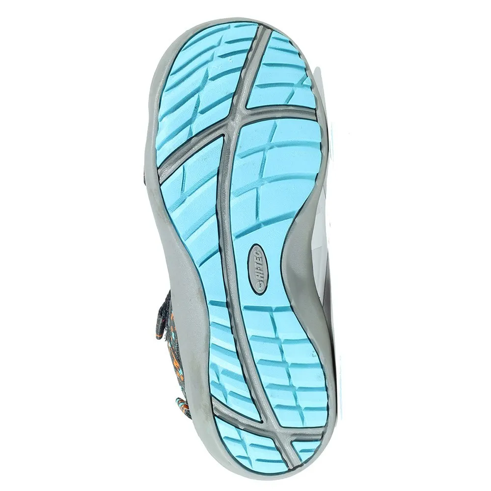 Hi-tec Munda Sandaler, Charcoal / red orange / blue curaã§ao Hi-tec Munda Sandaler, Charcoal / red orange / blue curaã§ao