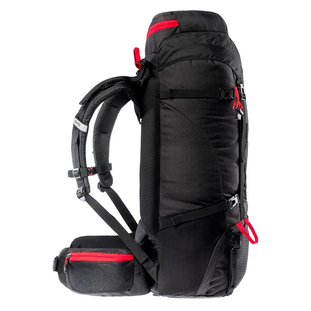 Hi-tec Rock 65l Ryggsekk, Black / high risk red Hi-tec Rock 65l Ryggsekk, Black / high risk red
