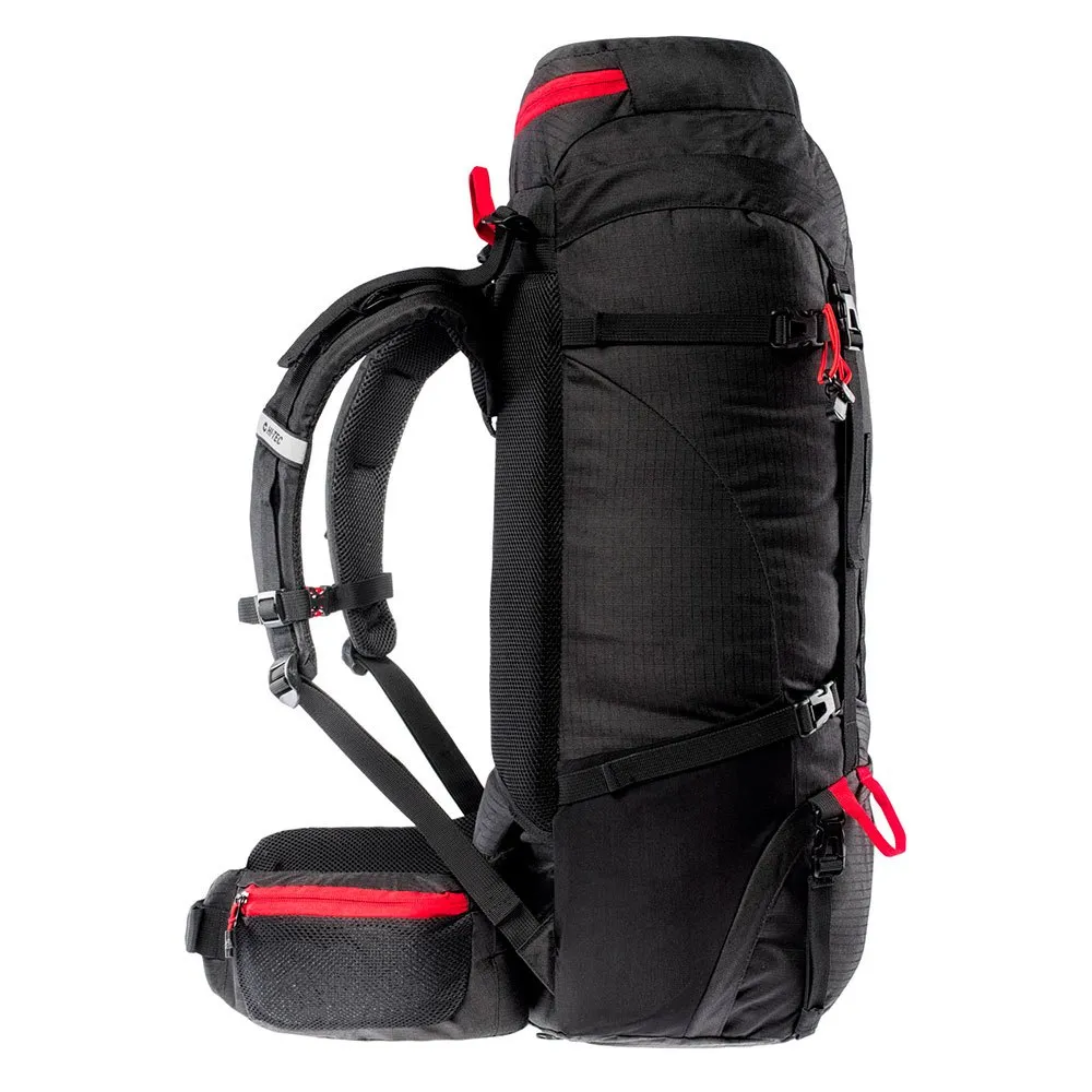 Hi-tec Rock 75l Ryggsekk, Black / high risk red