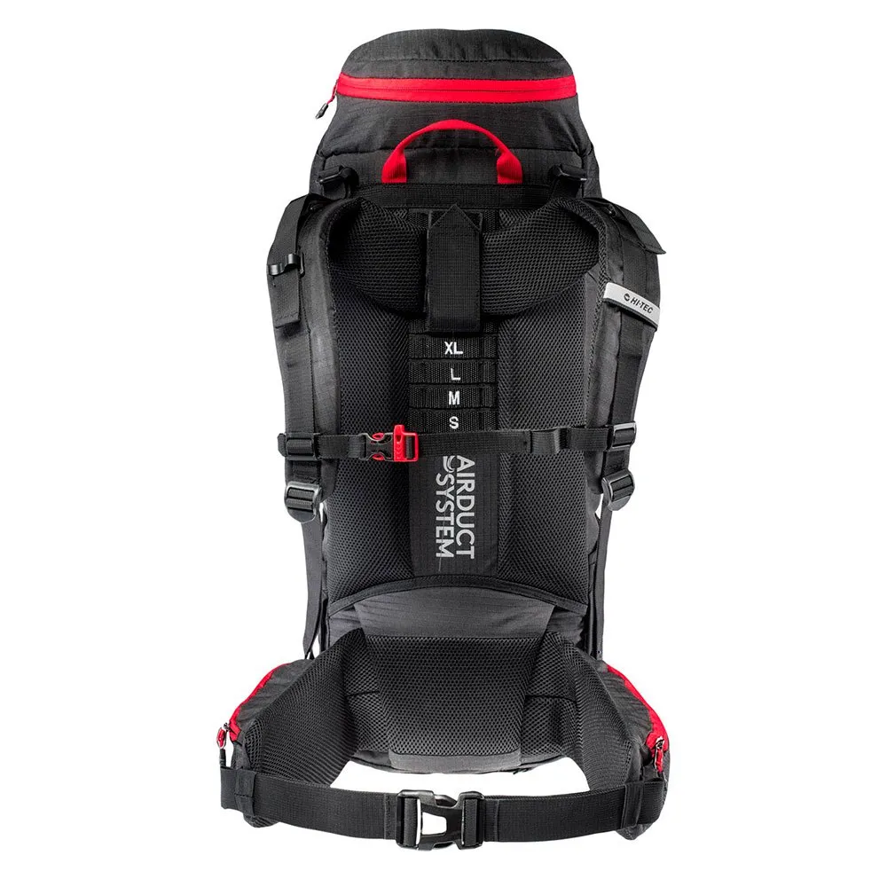 Hi-tec Rock 75l Ryggsekk, Black / high risk red