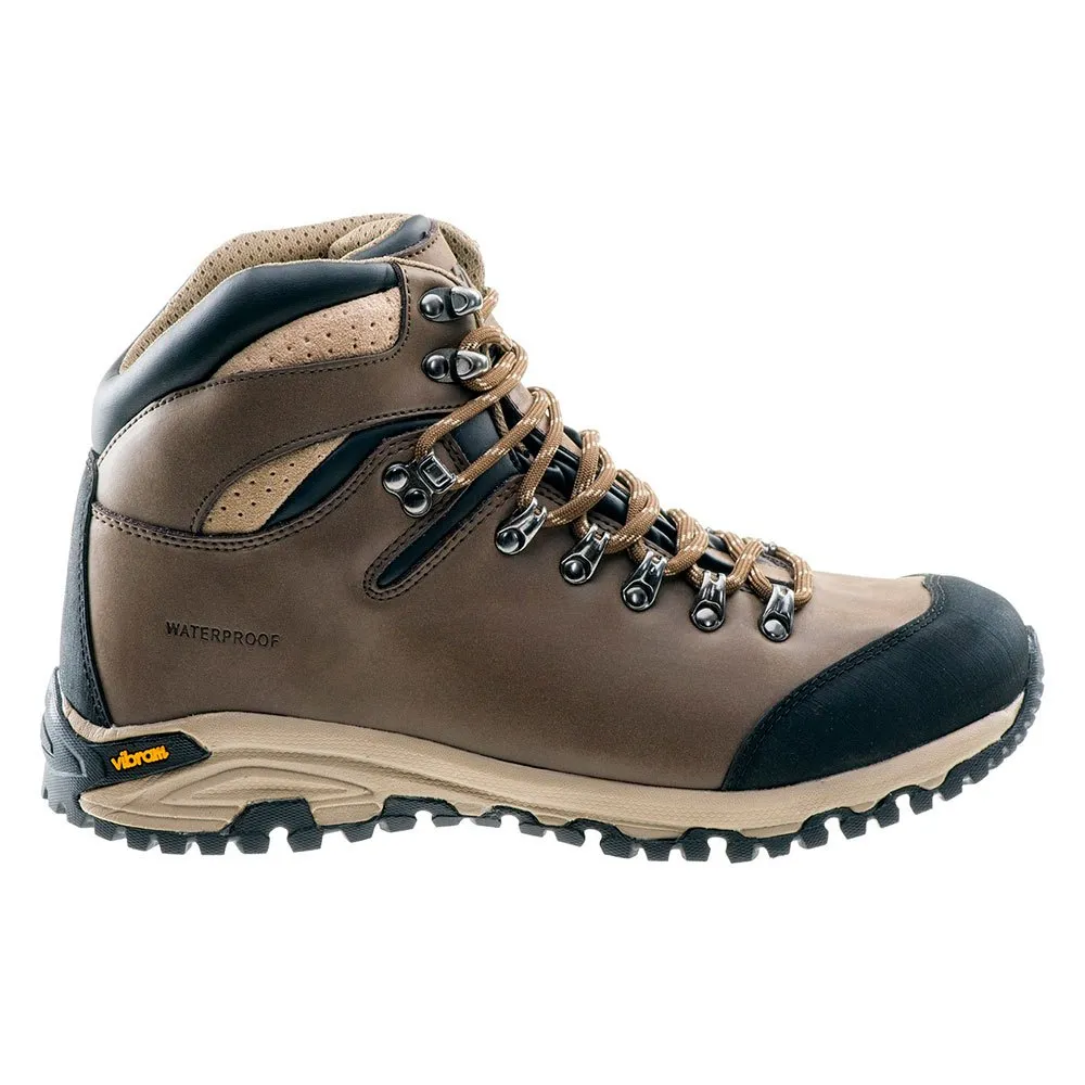 Hi-tec Sajama Mid Wp Tursko, Brown / black / sand Hi-tec Sajama Mid Wp Tursko, Brown / black / sand