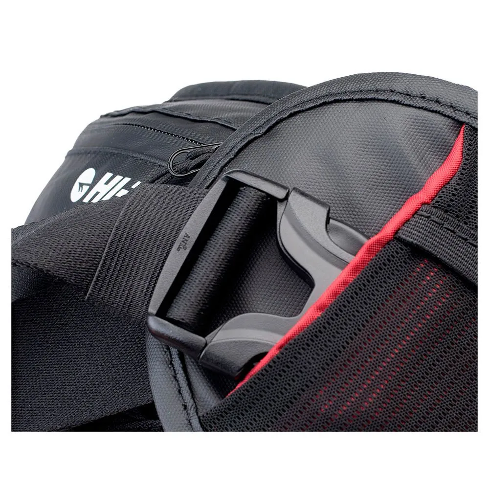 Hi-tec Sudetes Waistpack Midjeveske, Black / salsa Hi-tec Sudetes Waistpack Midjeveske, Black / salsa
