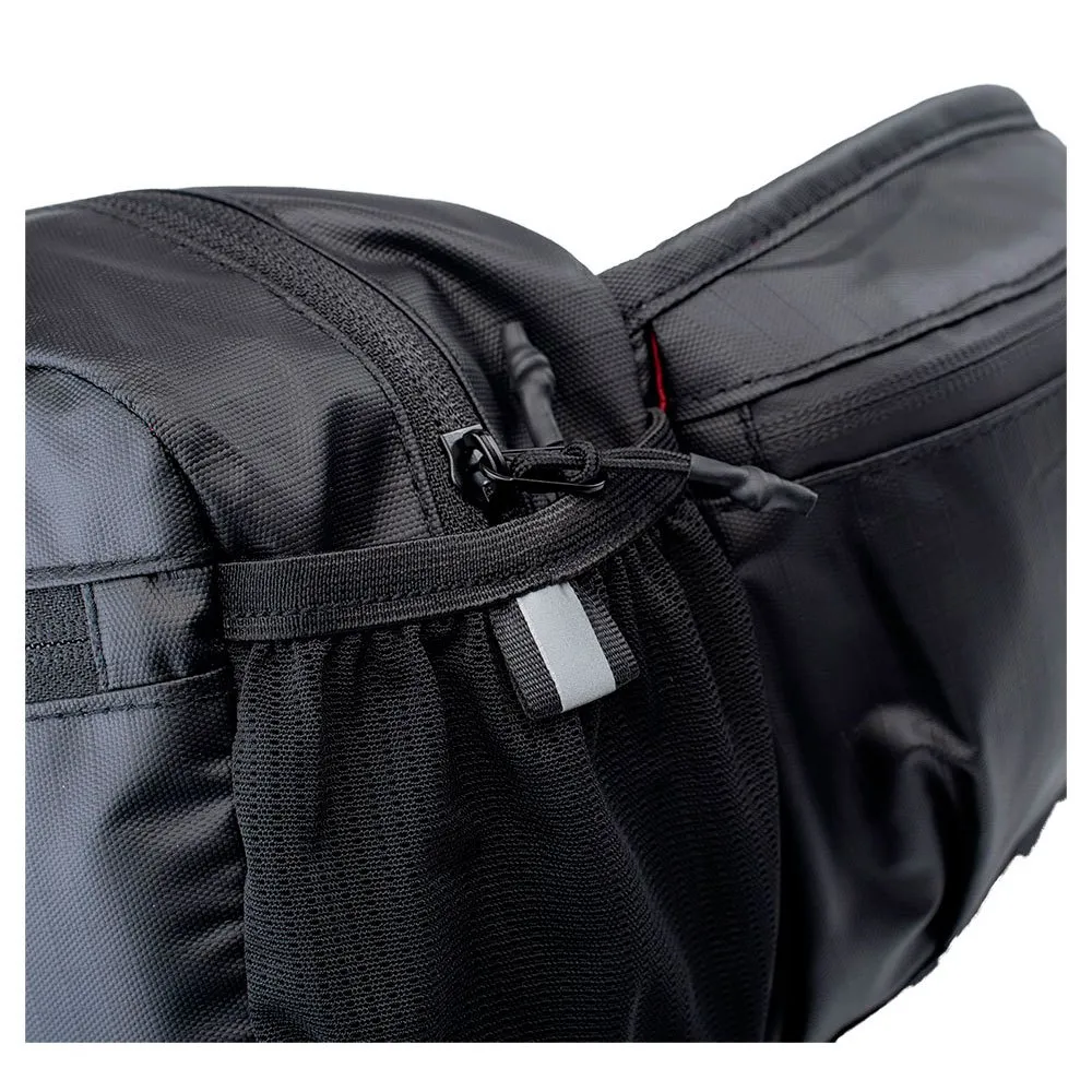 Hi-tec Sudetes Waistpack Midjeveske, Black / salsa Hi-tec Sudetes Waistpack Midjeveske, Black / salsa