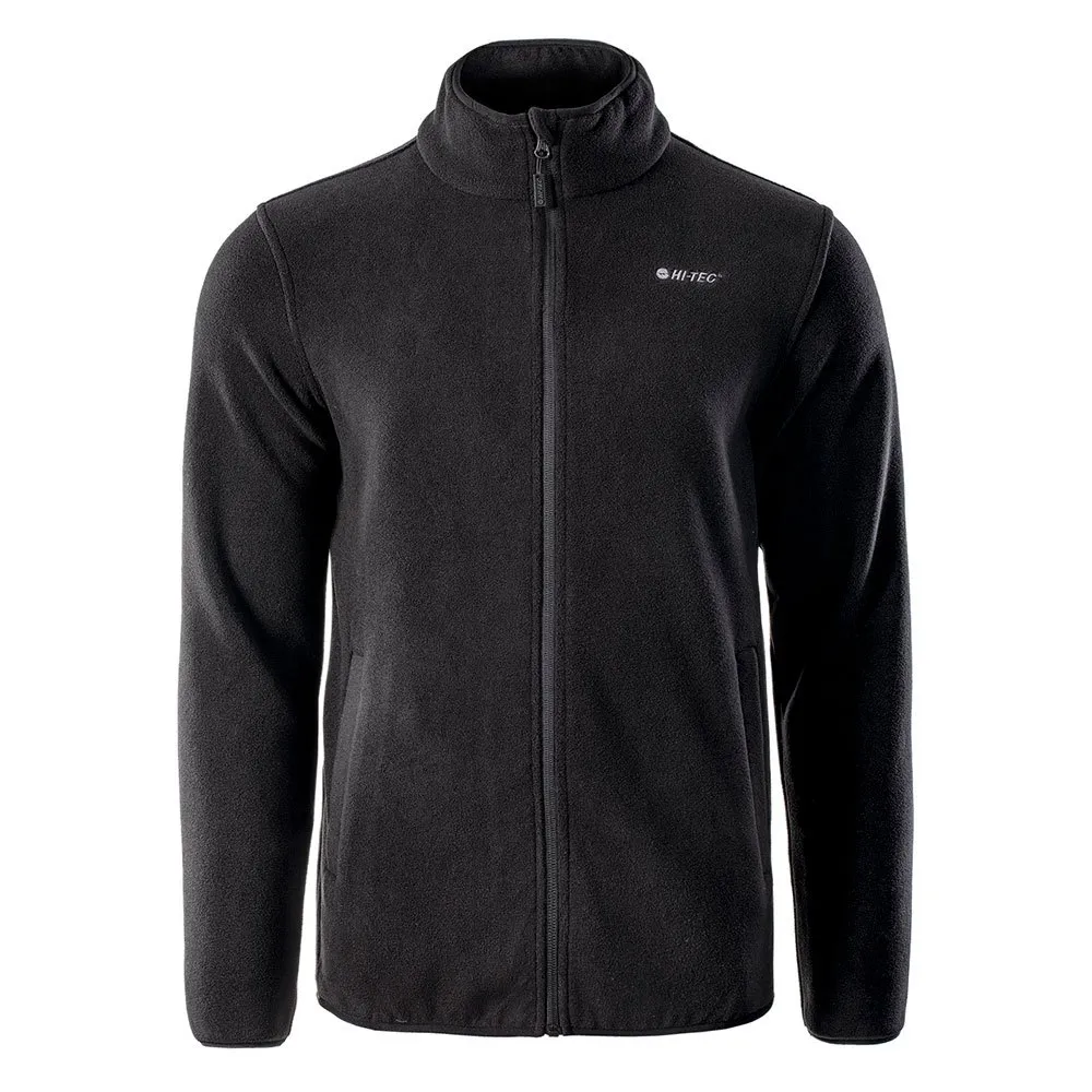 Hi-tec Zafir Fleecejakke Med Full Glidelås, Black / black