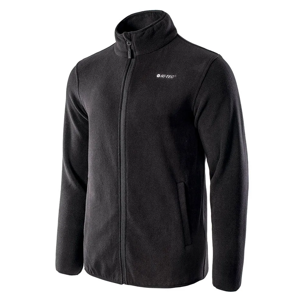 Hi-tec Zafir Fleecejakke Med Full Glidelås, Black / black