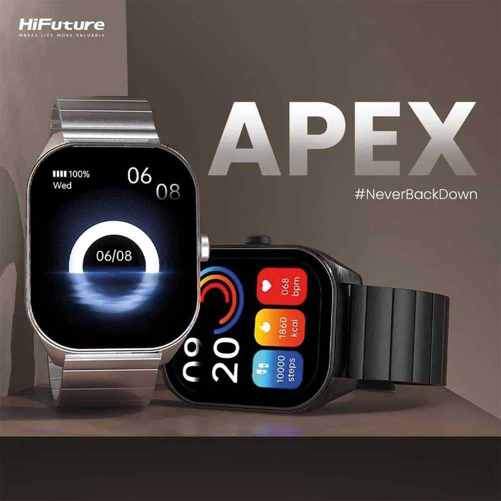 Hifuture Apex Smartklokke, Silver Hifuture Apex Smartklokke, Silver
