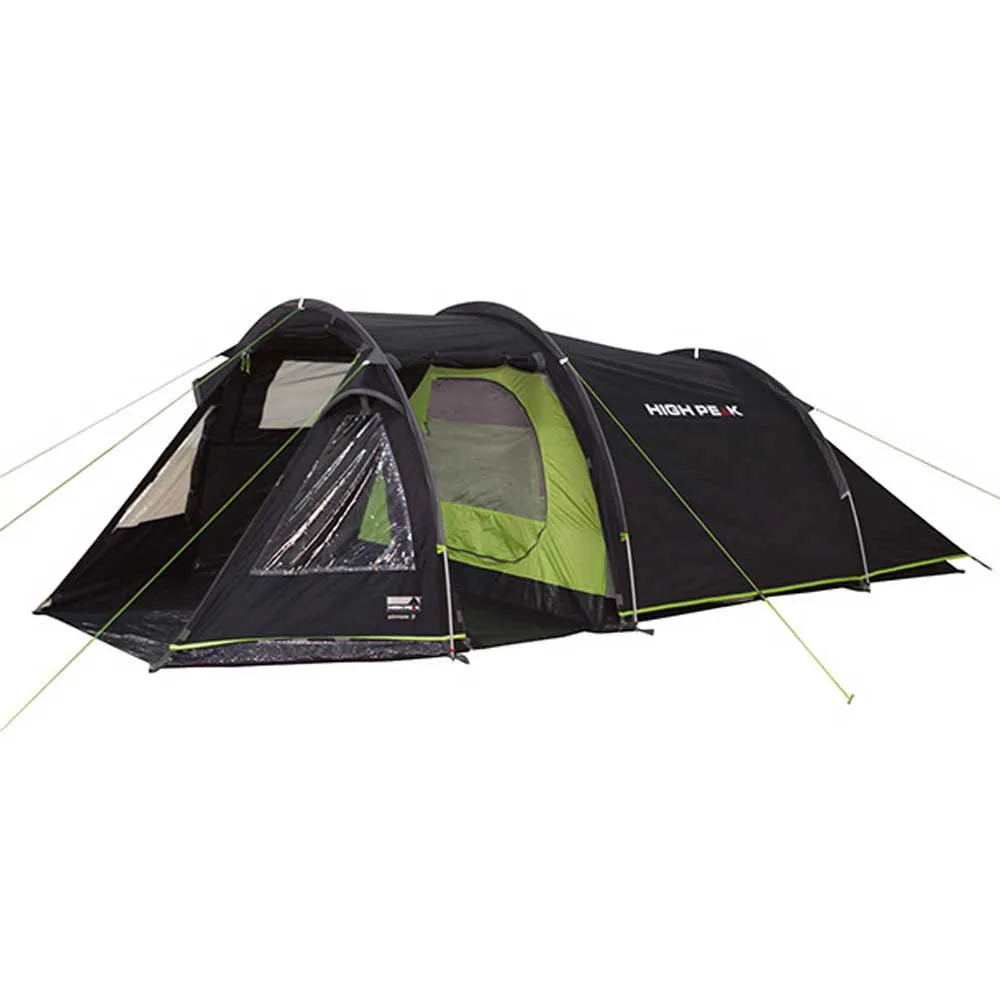 High Peak Atmos 3 Telt, Darkgrey / green, 3 Steder