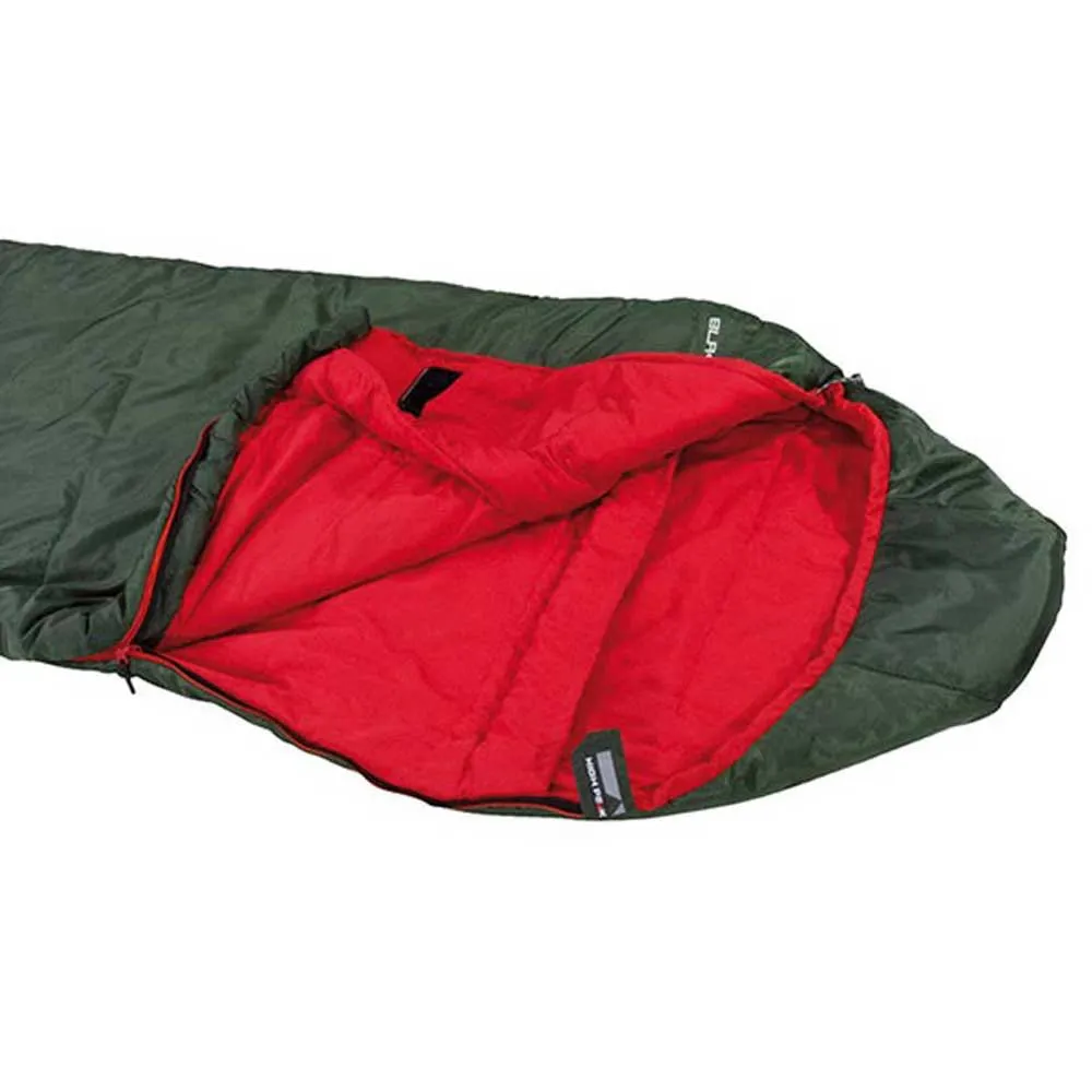 High Peak Black Arrow Sovepose, Green / red, Left Zipper