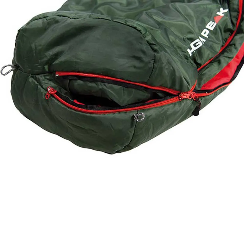 High Peak Black Arrow Sovepose, Green / red, Left Zipper