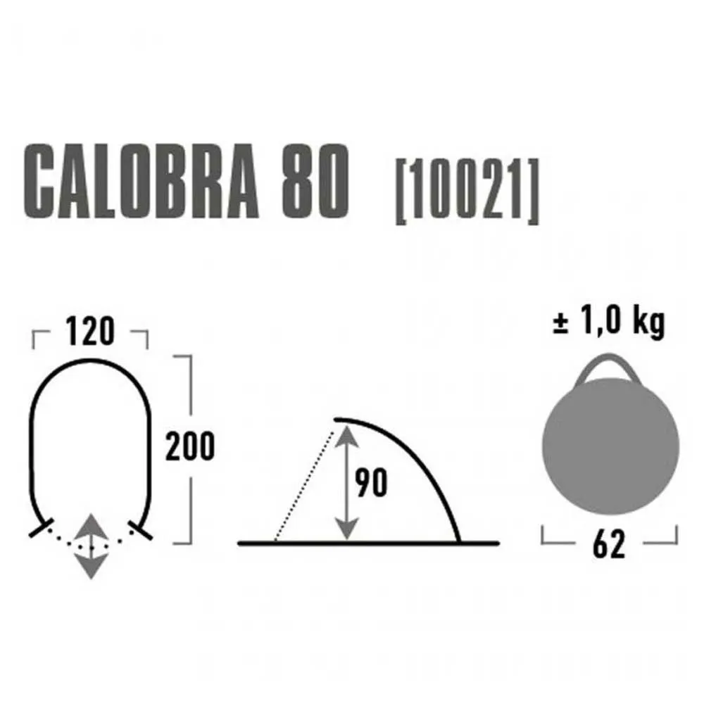 High Peak Calobra 80 Ly, Aluminium / darkgrey, One Size High Peak Calobra 80 Ly, Aluminium / darkgrey, One Size