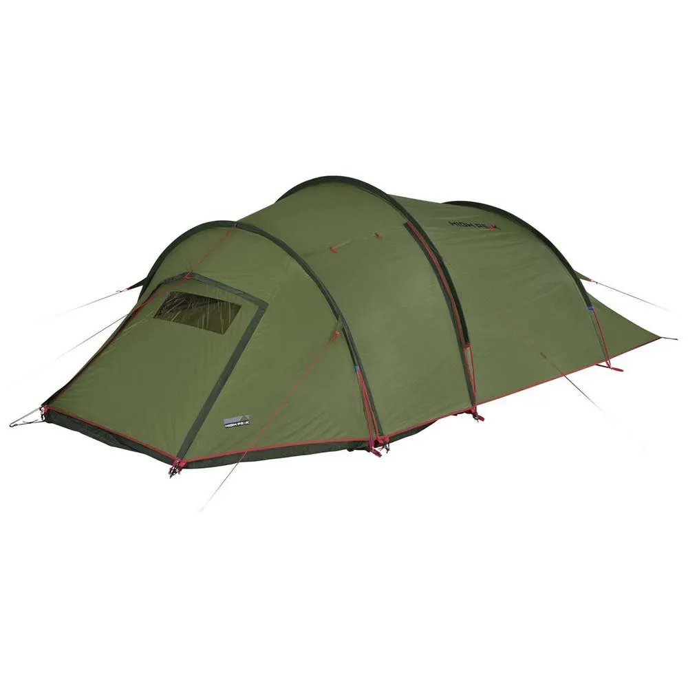 High Peak Falcon 3 Telt, Pesto / red, 3 Steder